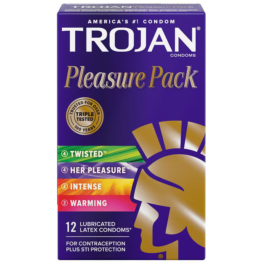 Trojan Condom ENZ Spermicidal, 12 Count