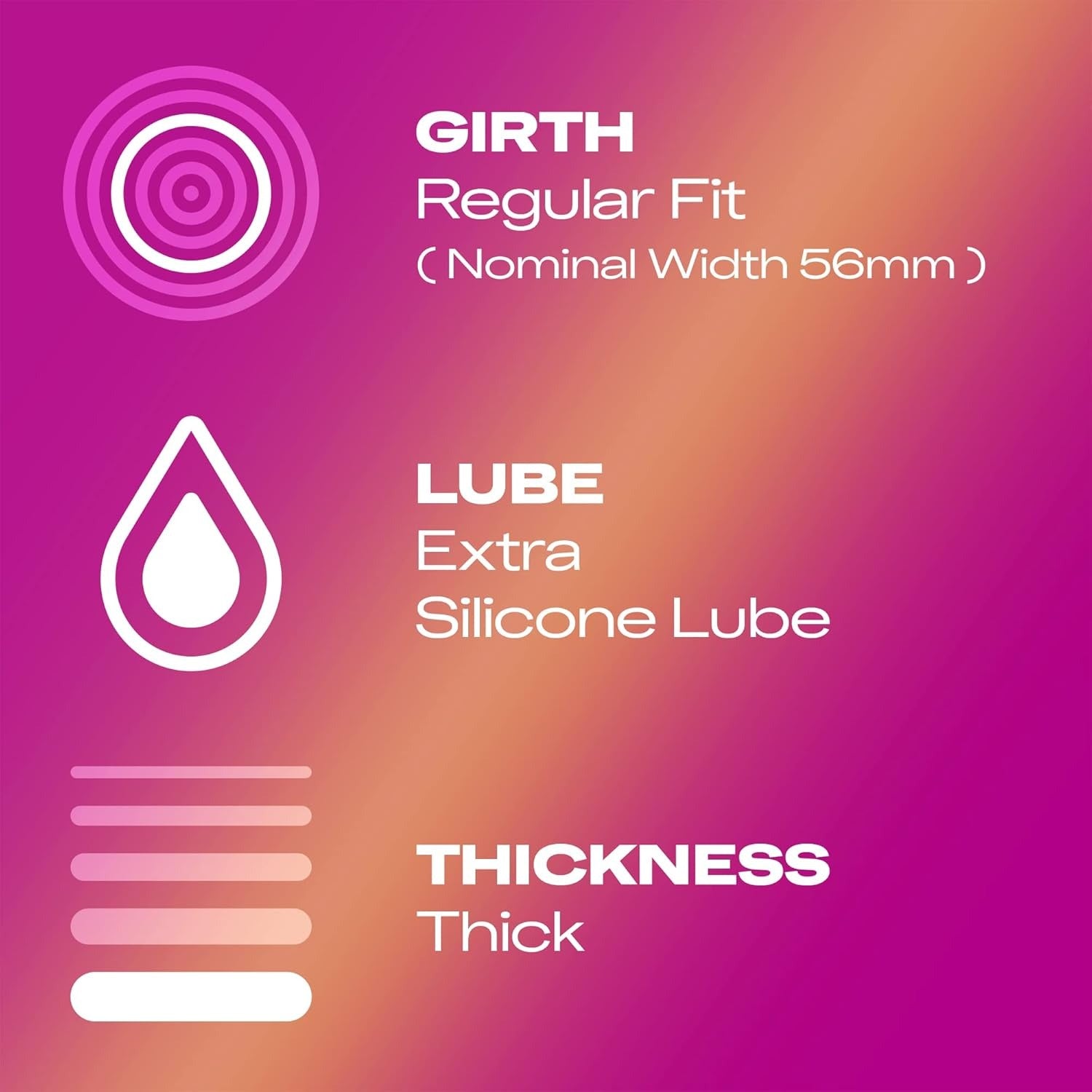 Durex Pleasure Me Condoms, 20 Condoms (1 Pack)