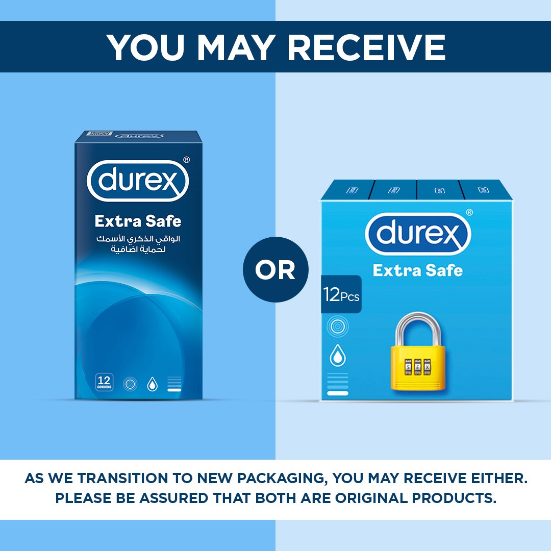 Durex Condoms Extra Safe 3 Pieces